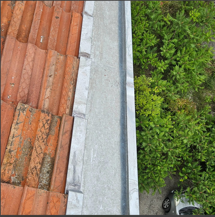 Réfection de bord de toiture - État après travaux